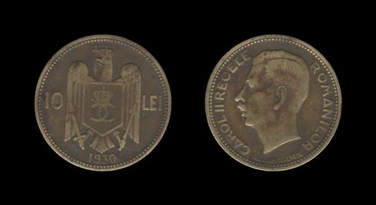 Romania Rumunjska 10 Lei 1930 – Carol II