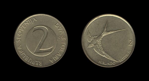 Slovenia Slovenija 2 Tolarja 1994 (open 4)