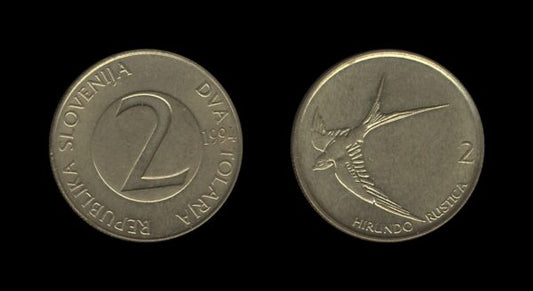 Slovenia Slovenija 2 Tolarja 1994 (open 4)