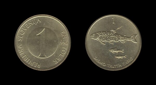 Slovenia Slovenija 1 Tolar 1996