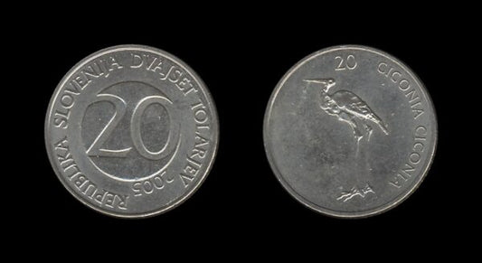 Slovenia Slovenija 20 Tolarjev 2005