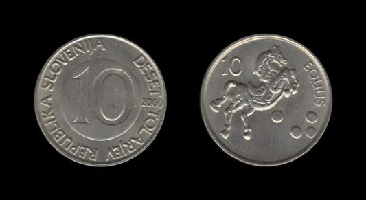 Slovenia Slovenija 10 Tolarjev 2000