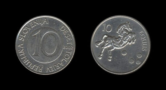 Slovenia Slovenija 10 Tolarjev 2002