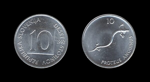 Slovenia Slovenija 10 Stotinov 1992