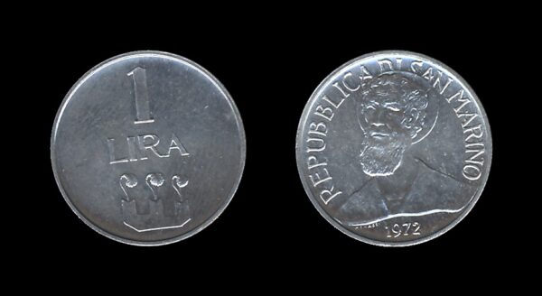 San Marino 1 Lira 1972