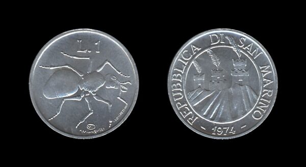 San Marino 1 Lira 1974 – Ant