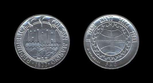 San Marino 1 Lira 1977 – FAO