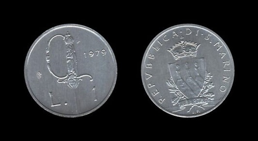 San Marino 1 Lira 1979 – Rapier