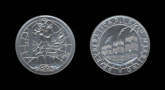 San Marino 1 Lira 1992 – Potato Plant