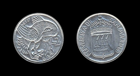 San Marino 2 Lire 1973 – Against Hunger in the World