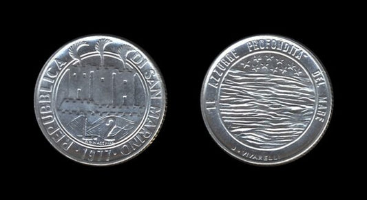 San Marino 2 Lire 1977 – Sea