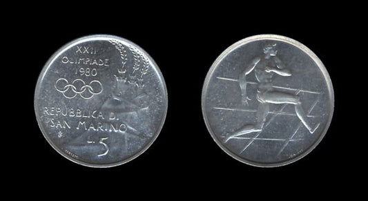 San Marino 5 Lire 1980 – Running