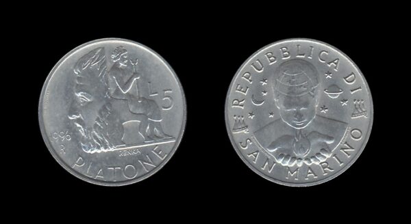 San Marino 5 Lire 1996 – Plato