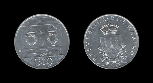 San Marino 10 Lire 1979 – Ballot Box