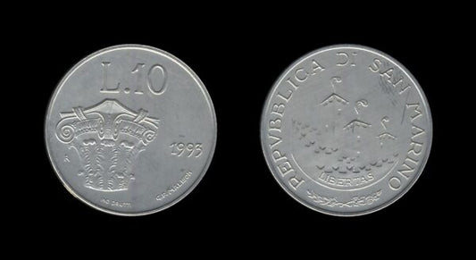 San Marino 10 Lire 1993