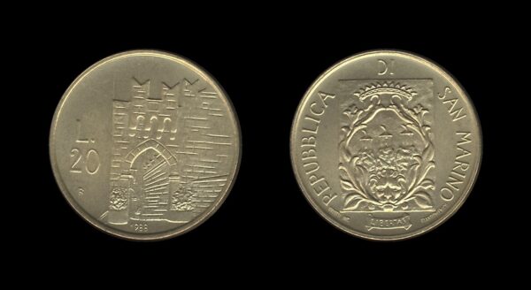 San Marino 20 Lire 1988 – Porta del Teatro