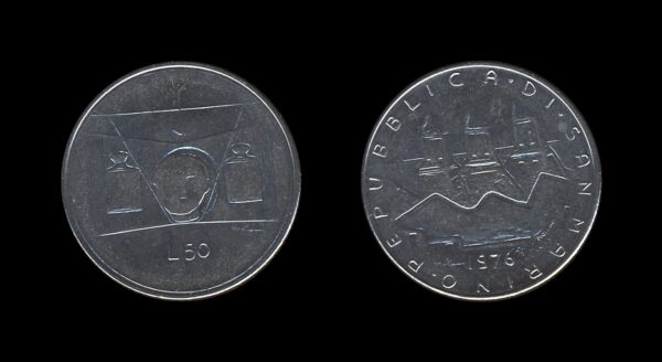 San Marino 50 Lire 1976 – Justice