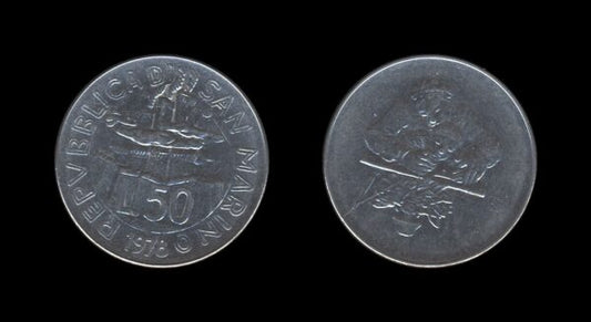 San Marino 50 Lire 1978 – Teacher