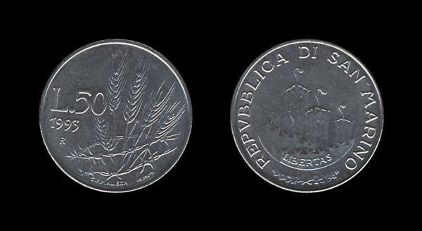 San Marino 50 Lire 1993