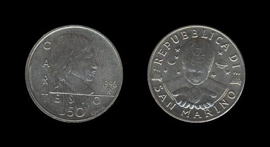 San Marino 50 Lire 1996 – Rene Descartes