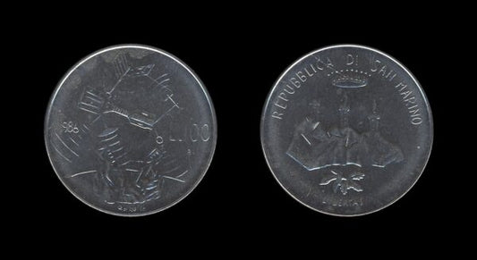 San Marino 100 Lire 1986 – Spaceship