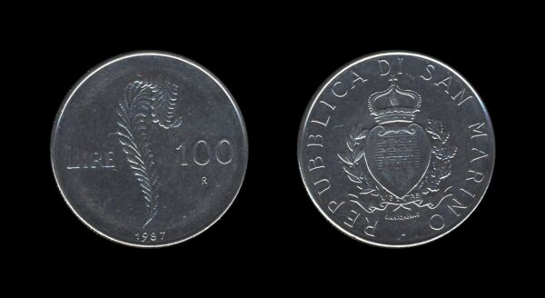 San Marino 100 Lire 1987 – Chiesanuova