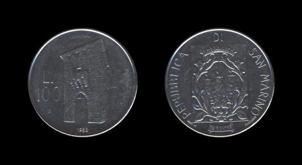 San Marino 100 Lire 1988 – Porta del Paese