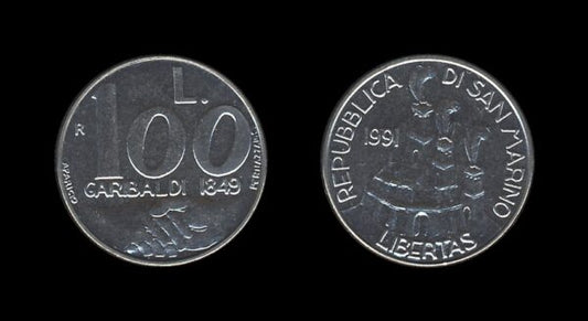 San Marino 100 Lire 1991