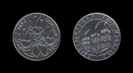 San Marino 100 Lire 1992 – Colombus