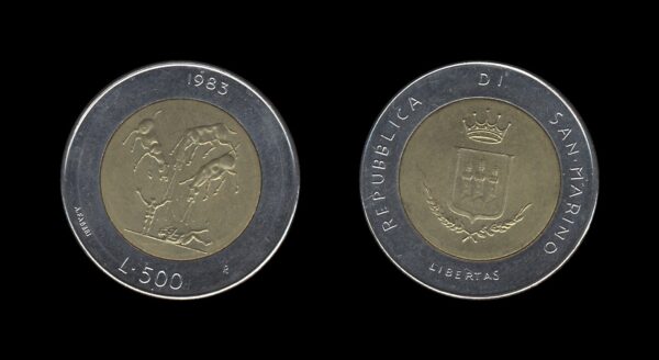 San Marino 500 Lire 1983 – Threat of Nuclear War