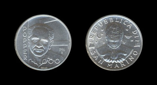 San Marino 1000 Lire 1996 – Karl Popper