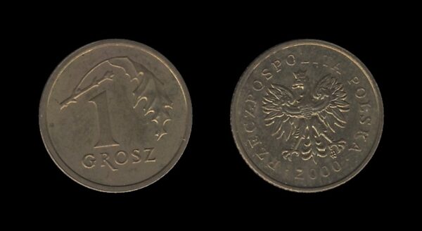 Poland Poljska 1 Grosz 2000