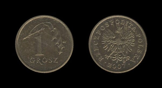 Poland Poljska 1 Grosz 2007