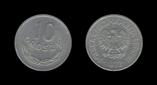 Poland Poljska 10 Groszy 1972