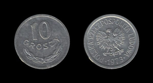 Poland Poljska 10 Groszy 1973