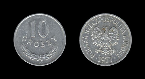 Poland Poljska 10 Groszy 1977