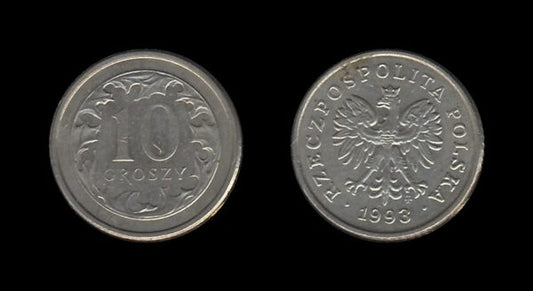 Poland Poljska 10 Groszy 1993