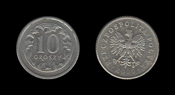 Poland Poljska 10 Groszy 2000