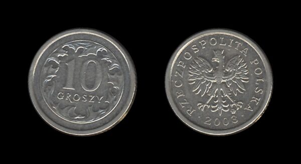 Poland Poljska 10 Groszy 2003