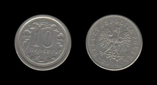 Poland Poljska 10 Groszy 2004