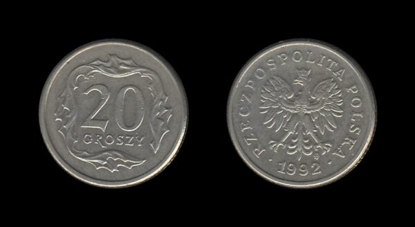 Poland Poljska 20 Groszy 1992