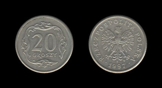 Poland Poljska 20 Groszy 1997