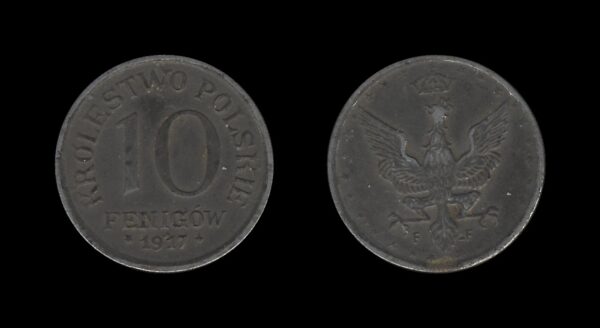 Poland Poljska 10 Fenigow 1917