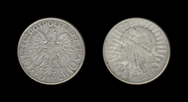 Poland Poljska 10 Zlotych 1932 – Polonia