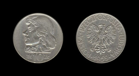 Poland Poljska 10 Zlotych 1959 – Tadeusz Kościuszko