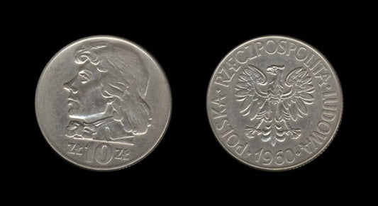 Poland Poljska 10 Zlotych 1960 – Tadeusz Kościuszko