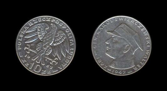 Poland Poljska 10 Zlotych 1967 – Generał Karol Świerczewski