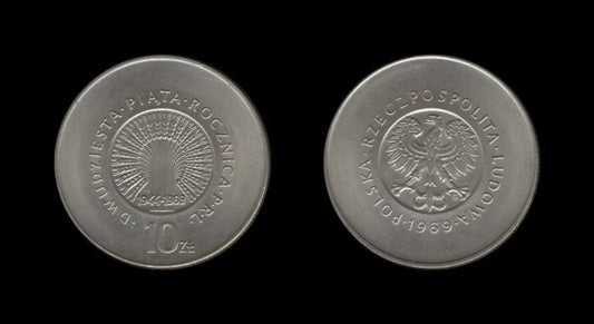 Poland Poljska 10 Zlotych 1969 – 25 Years of People’s Republic of Poland