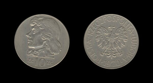 Poland Poljska 10 Zlotych 1970 – Tadeusz Kościuszko