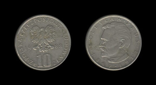 Poland Poljska 10 Zlotych 1983 – Bolesław Prus